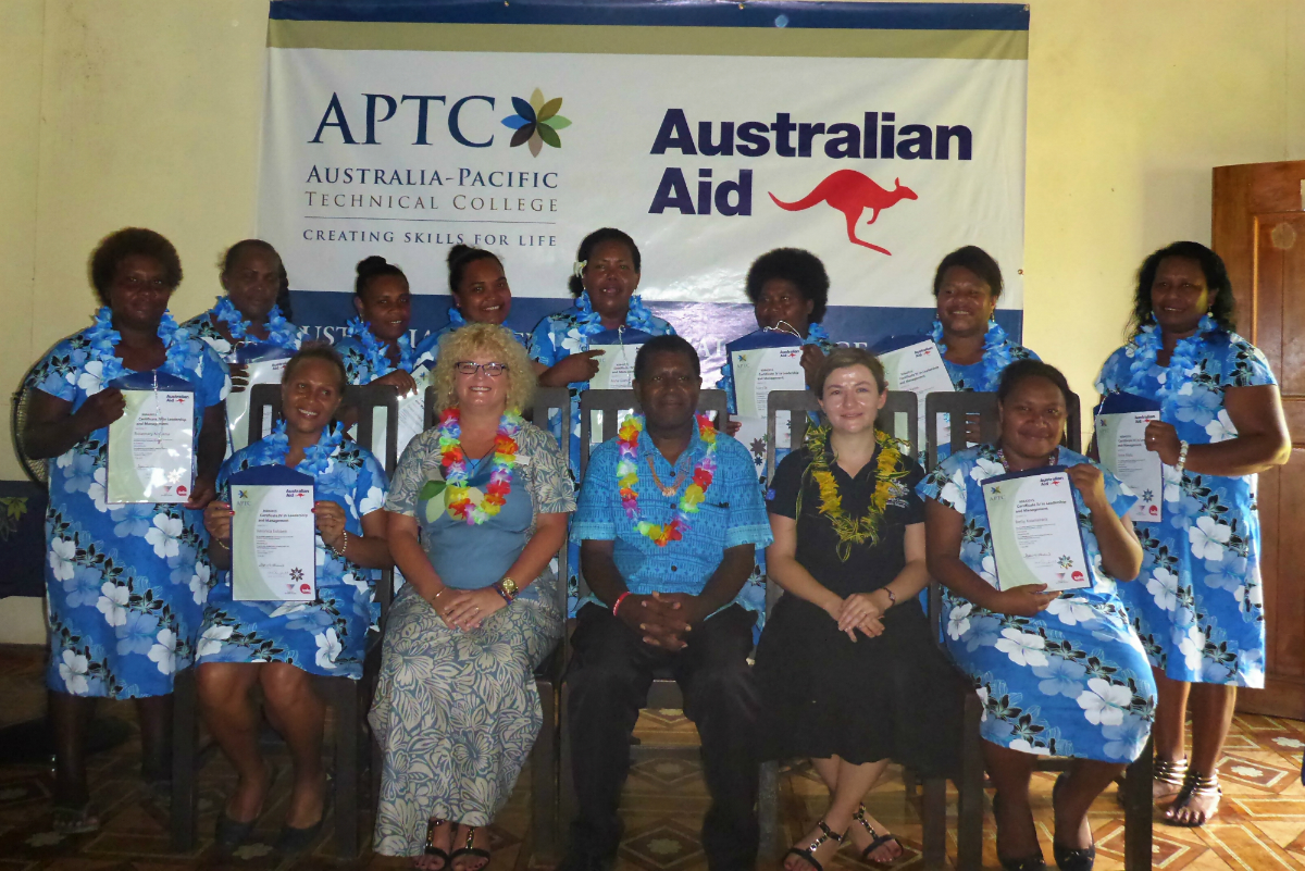 Auki graduation group photo